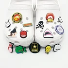 Одиночная распродажа, 1 шт., Мультяшные модные подвески для обуви, аксессуары, украшения, крутая Пряжка Croc jibz для детей, подарки на Рождество