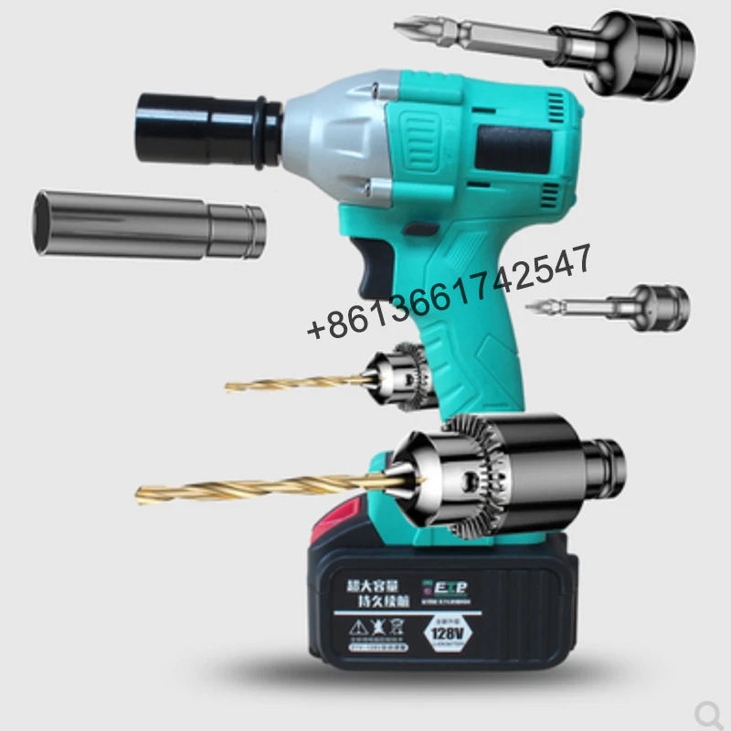 

Brushless electric wrench with high torque,Woodworking drilling,Disassemble tire,For shelf workers