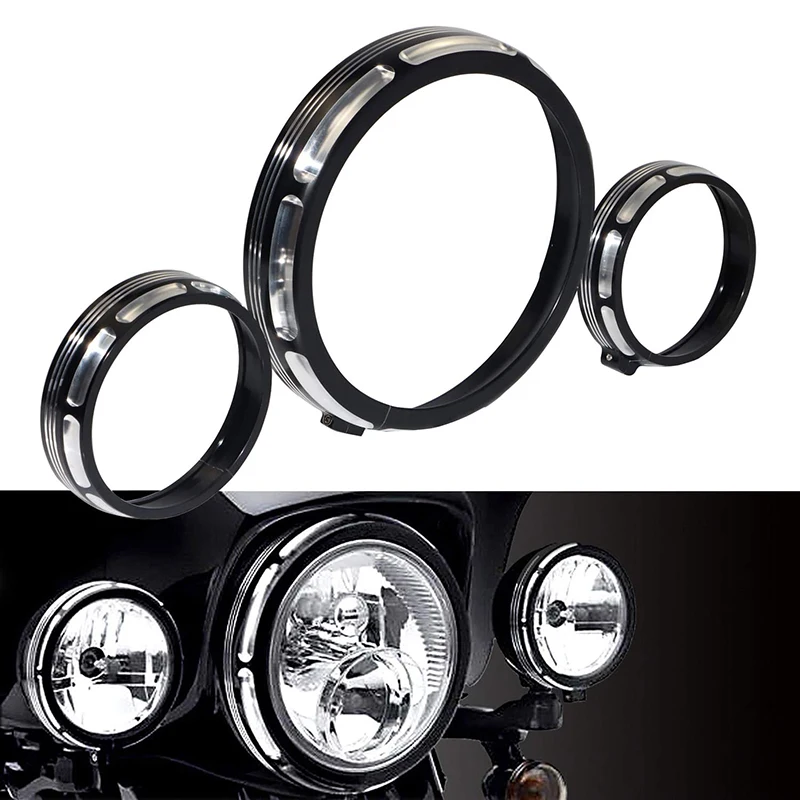 Head Light Trim Harley Davidson