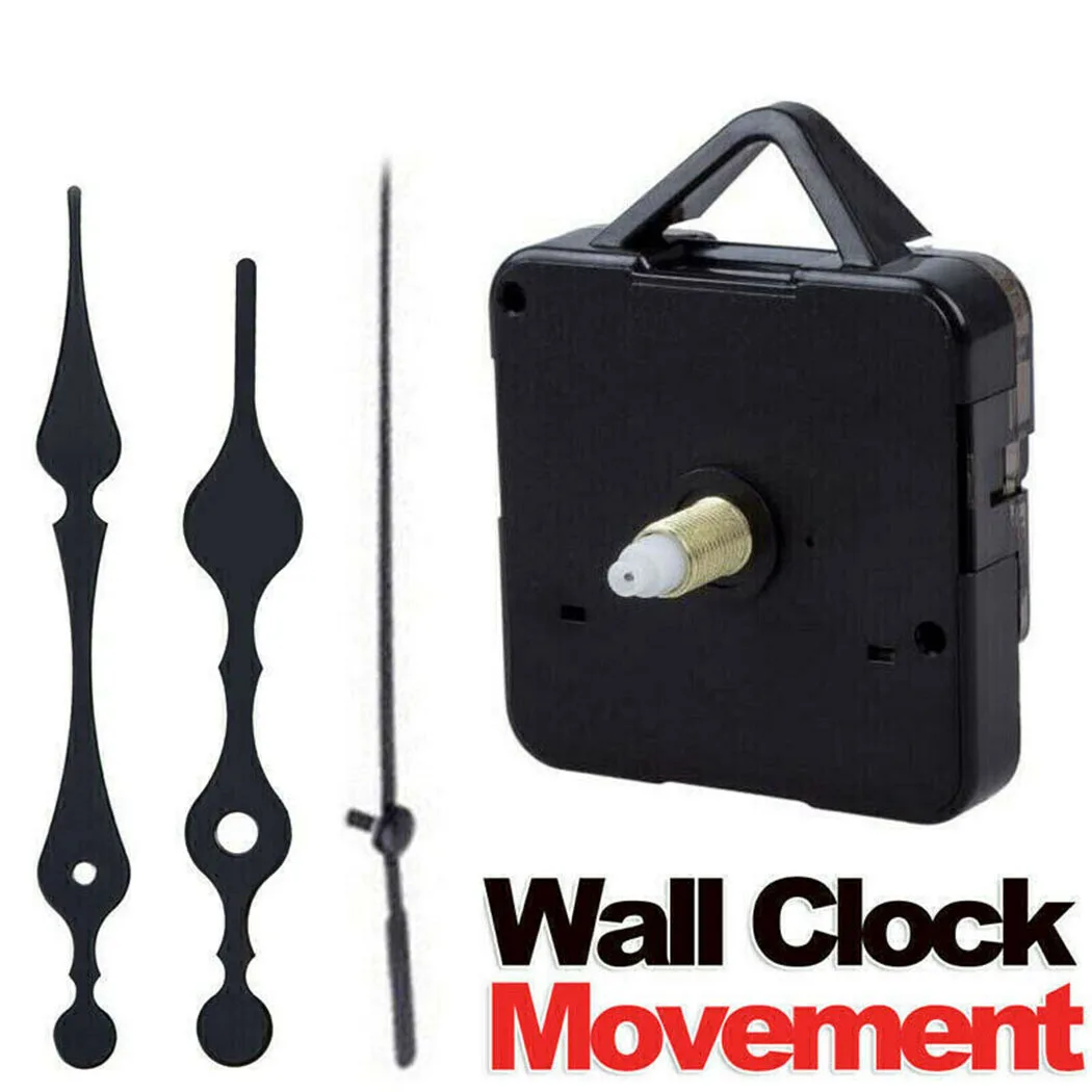

Silent Clock Mechanism Movement Long Hand Quartz Clock Movement Mechanism DIY Kit Battery Powered Hand Tool Clock Repair Parts