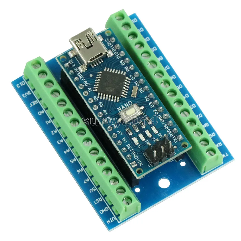 Плата расширения для контроллера NANO V3.0 простая Расширительная пластина Arduino AVR