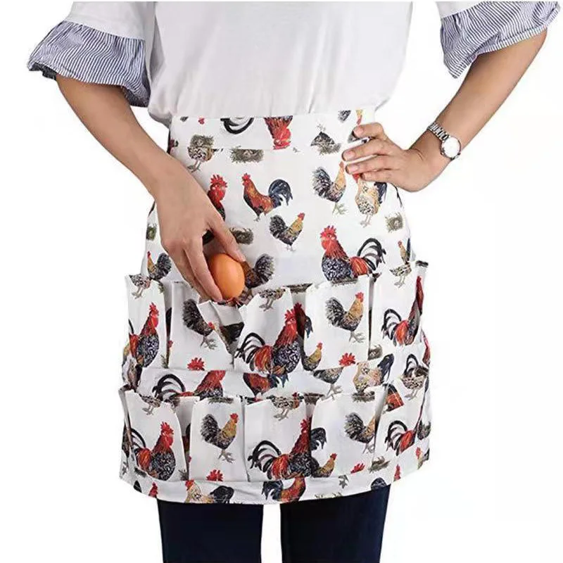 

1pc Eggs Collecting Gathering Holding Apron Duck Goose Housewife Farmhouse Kitchen Home Workwear Kitchen Apron Supplies