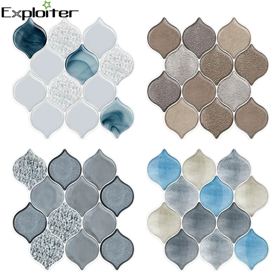 

Наклейки в стиле ретро для плитки, кухонная мебель, украшение для дома, настенные наклейки, съемные обои