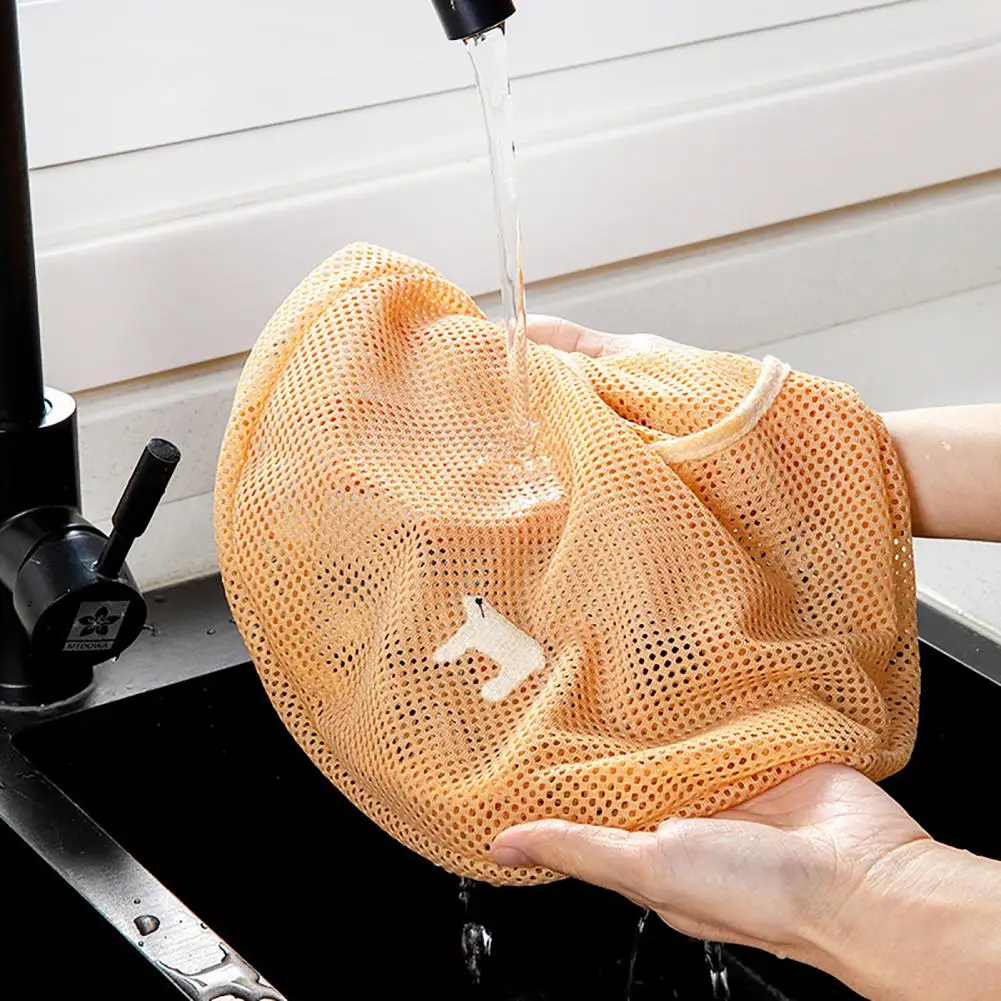 

Fruit Vegetable Hanging Storage Bag Breathable Reusable Shopping Mesh Organizer