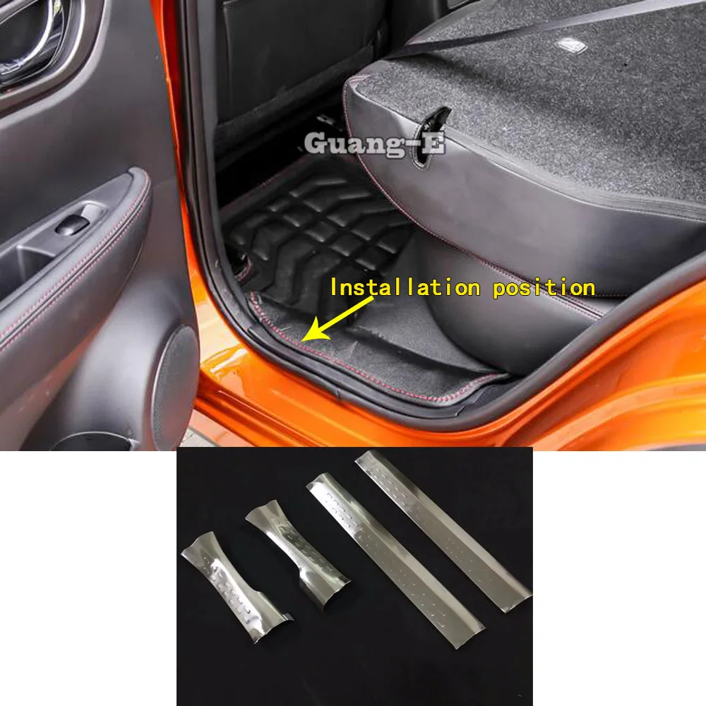 Для Nissan Qashqai 2019 2020 крышка автомобиля из нержавеющей стали педаль порога Накладка