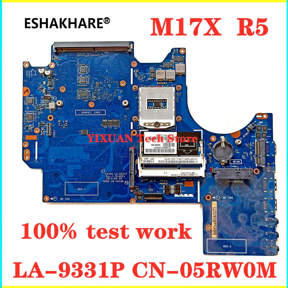 VAS00 LA-9331P материнская плата для ноутбука DELL Alienware M17X R5 R6 Тетрадь CN-041W46 CN-05RW0M PGA947 HM87