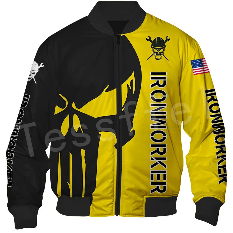 

Tessffel Newest Worker Tool Electrician ironworker instrument 3DPrint Pullover Streetwear Funny Warm Coat Zip/Bomber Jacket A-2