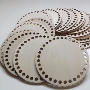 Донышки Круглые 20 шт.лот x15 см5,90 дюйма для вязания корзины крючком с деревянной основой