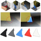 2 шт., защитный силиконовый чехол для передней двери автомобиля, угол 90 градусов