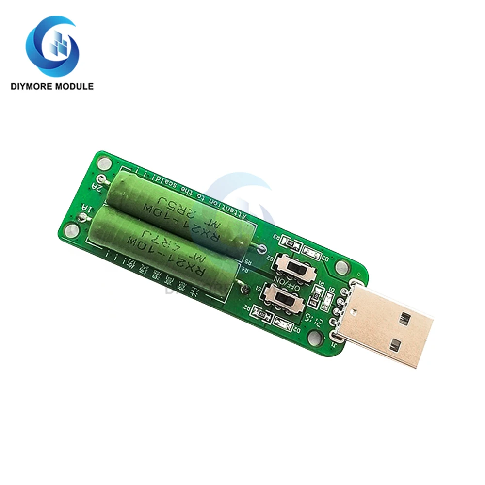 Резистор USB dc электронная нагрузка с регулируемым переключателем 3 5V1A ток/2A/3A