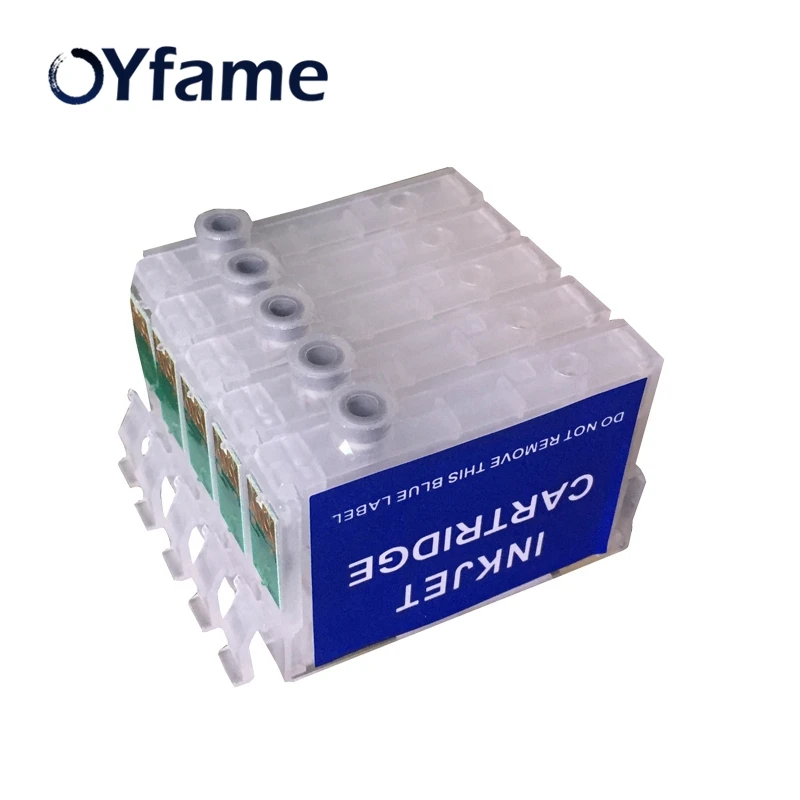 OYfame 5 шт. T0731 T0732 T0733 T0734 T0735 чернильные картриджи многоразовый картридж с чипом ARC