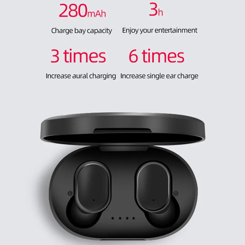 A6s мини беспроводные наушники Bluetooth 5 0 для Oneplus 5t 6 6t 7 pro с зарядным боксом
