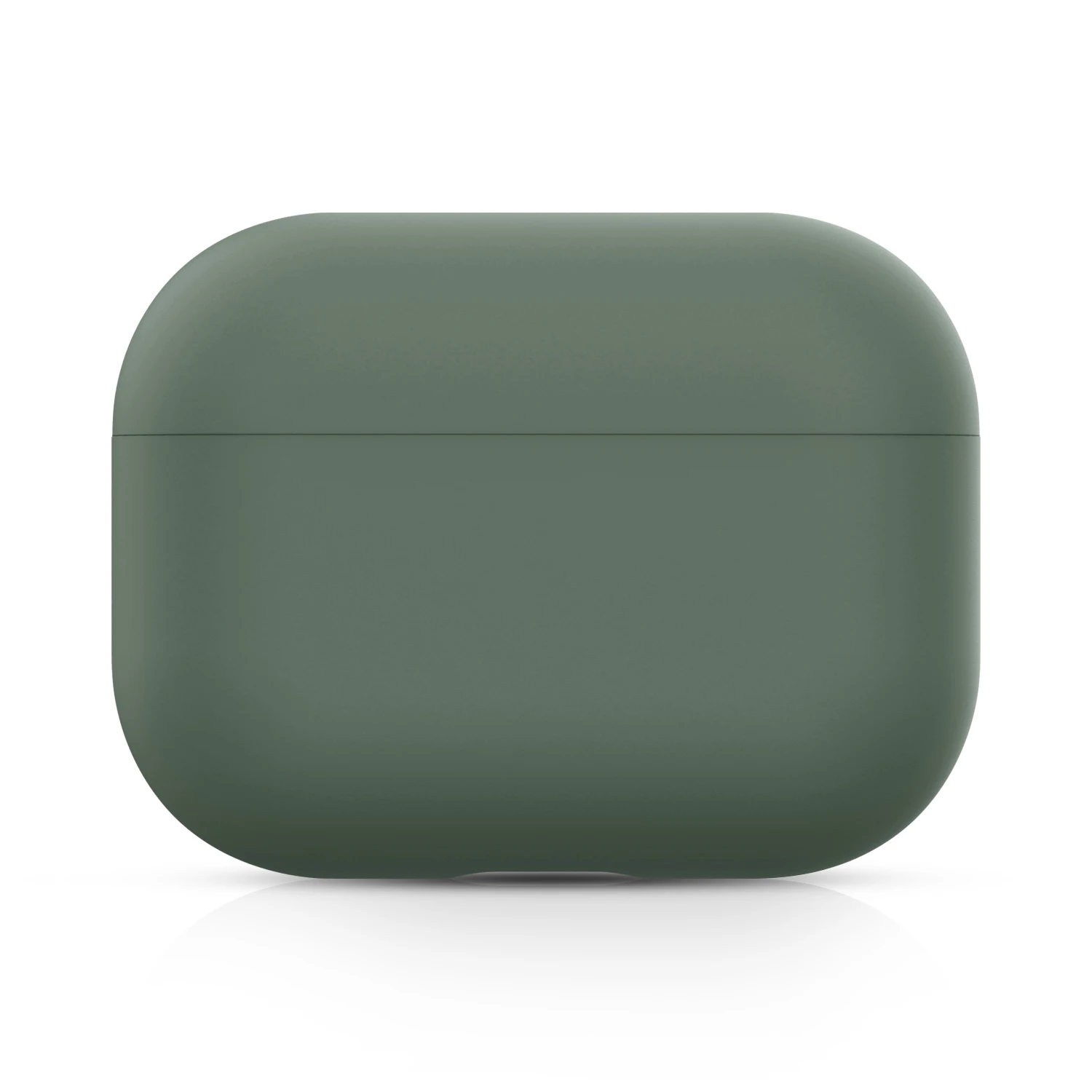Чехол для AirPods Pro, мягкий жидкий силиконовый защитный чехол, видимый передний светодиодный чехол для AirPods Pro, чехол 3, модный зеленый