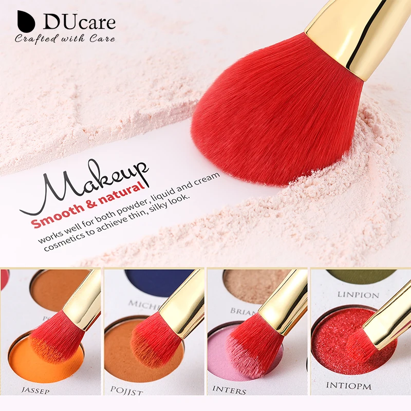 DUcare – ensemble de pinceaux de maquillage, 12 pièces, série Queen, pour fond de teint, poudre, Blush, fard à paupières, Pro, cadeaux