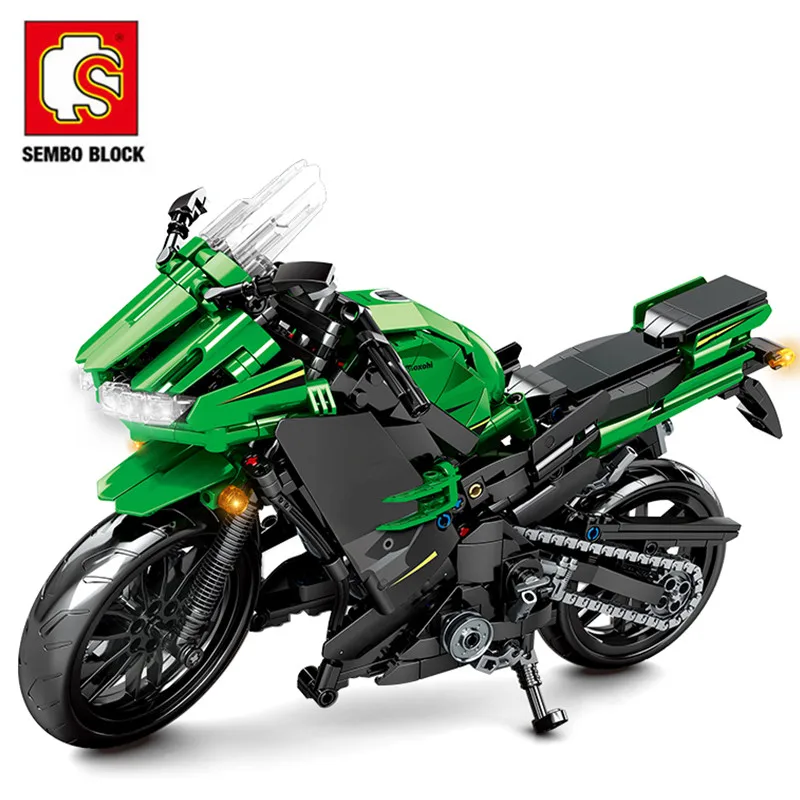 Sembo блок город строительные блоки технические мотоцикл Скорость машина чемпиона
