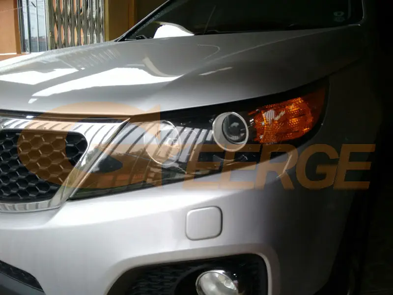 Для KIA SORENTO II 2009 2010 2011 2012 2013 отличные ультра яркие CCFL ангельские глазки Halo кольца