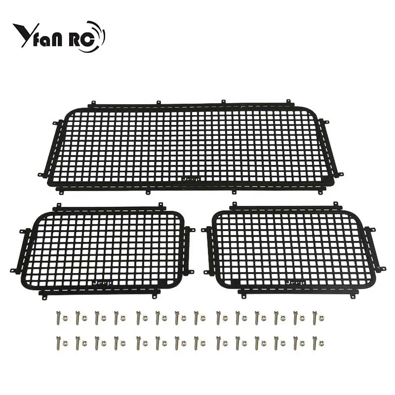 

1Set Metal Window Mesh Protective Net AXIAL SCX10 III for 1/10 RC Crawler Traxxas TRX4 Trx-4 Upgrade Part