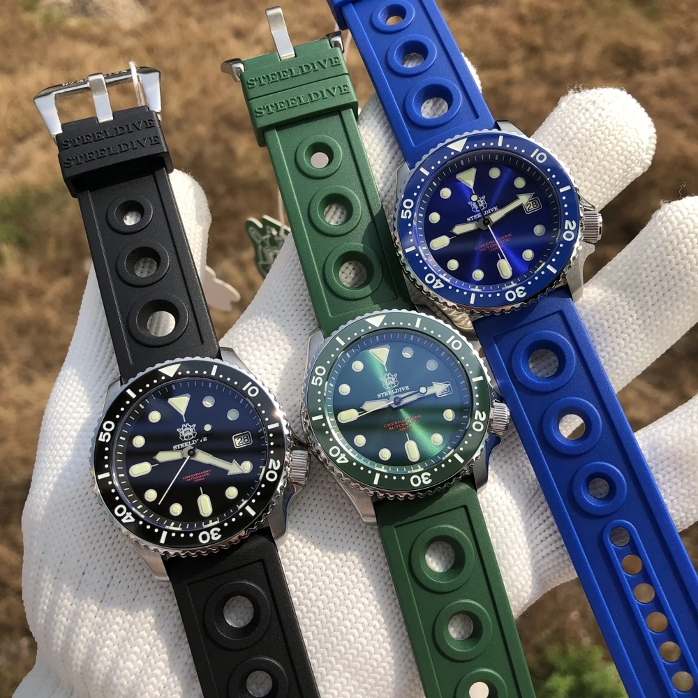 Сталь погружения 1996 Япония skx007 маленькое ушко 316L Нержавеющая сталь подводные