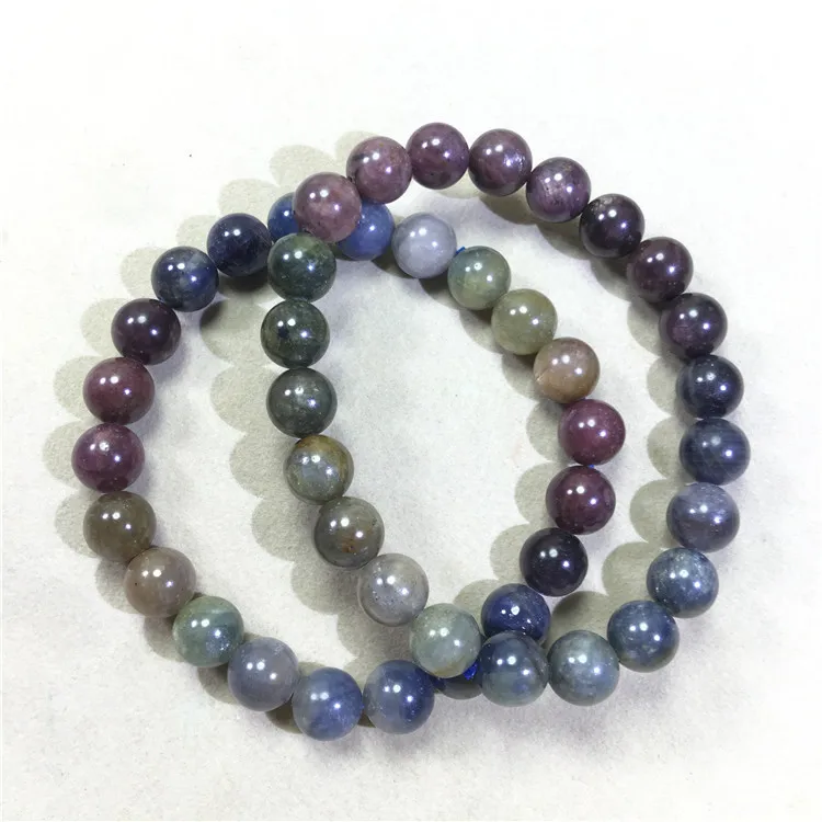 

Natural blue bracelet crystal color strand bracelet jewelry gifts