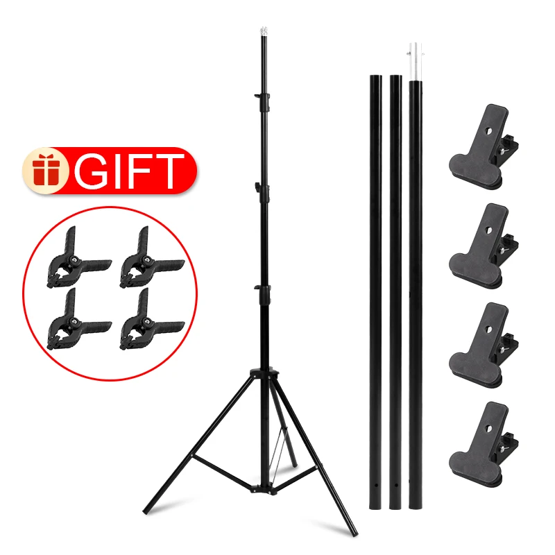 Подставки для фотосъемки Т образные с зажимами несколько размеров|Фон