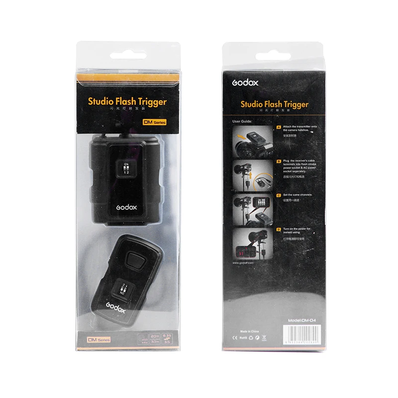 Godox DM-04 DM04 DM-16 DM16 4-канальный 16-канальный триггерный передатчик приемник для