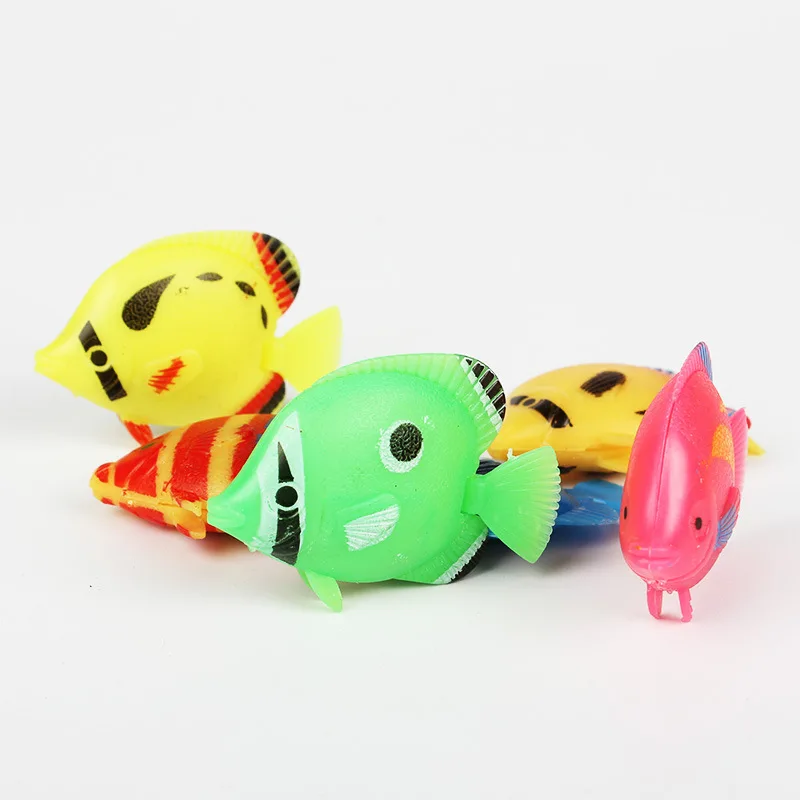 3 шт./лот * модель аквариума искусственная рыба пластиковая плавающая