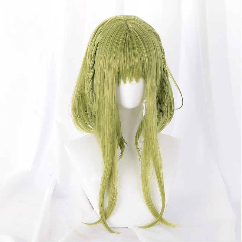 

Anime Nanamine Sakura Wigs Toilet Bound Hanako Kun Cosplay 45cm Green Heat Resistant Synthetic Hair Anime Cosplay Wig + Wig Cap