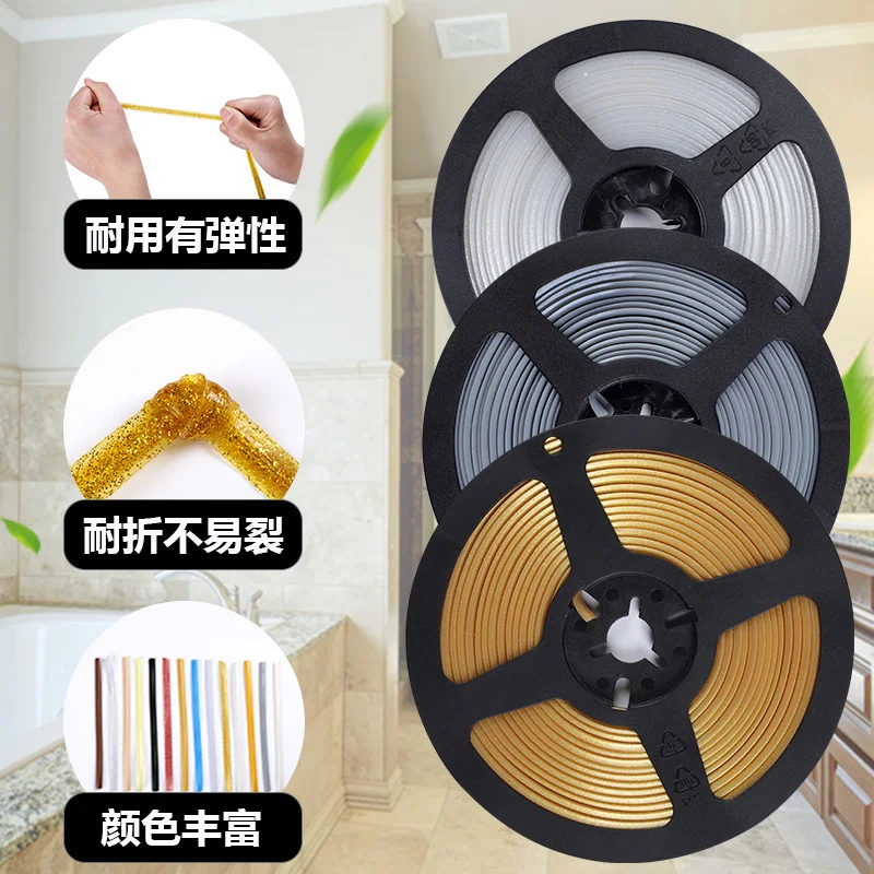 6 м красивый шов плитка наклейка мягкий Mildewproof водонепроницаемый клей стена пол