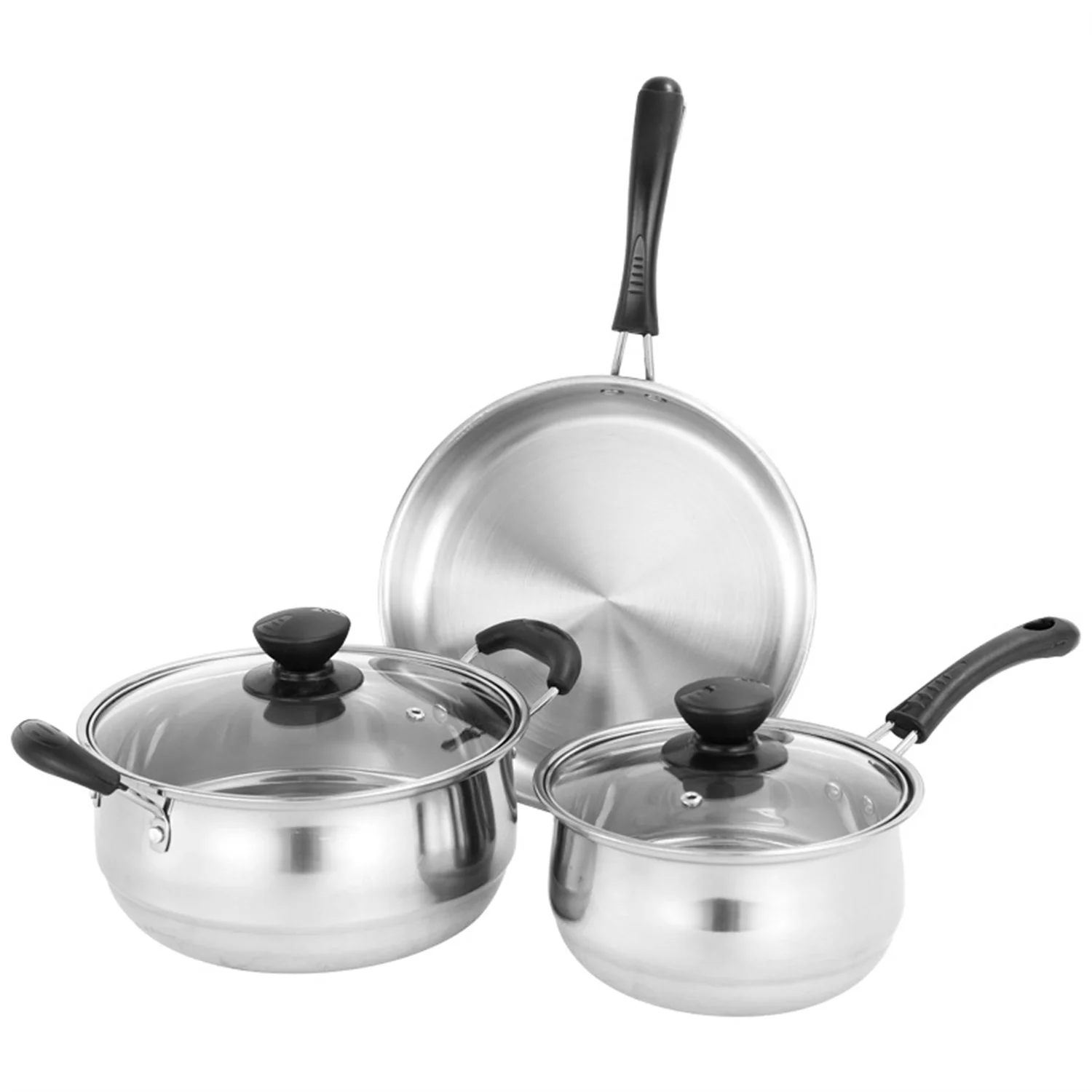 Кухонная посуда. Kl-4207. Cookware set набор. Jarko / набор посуды «самоцветы. Посуда сковороды кастрюли.