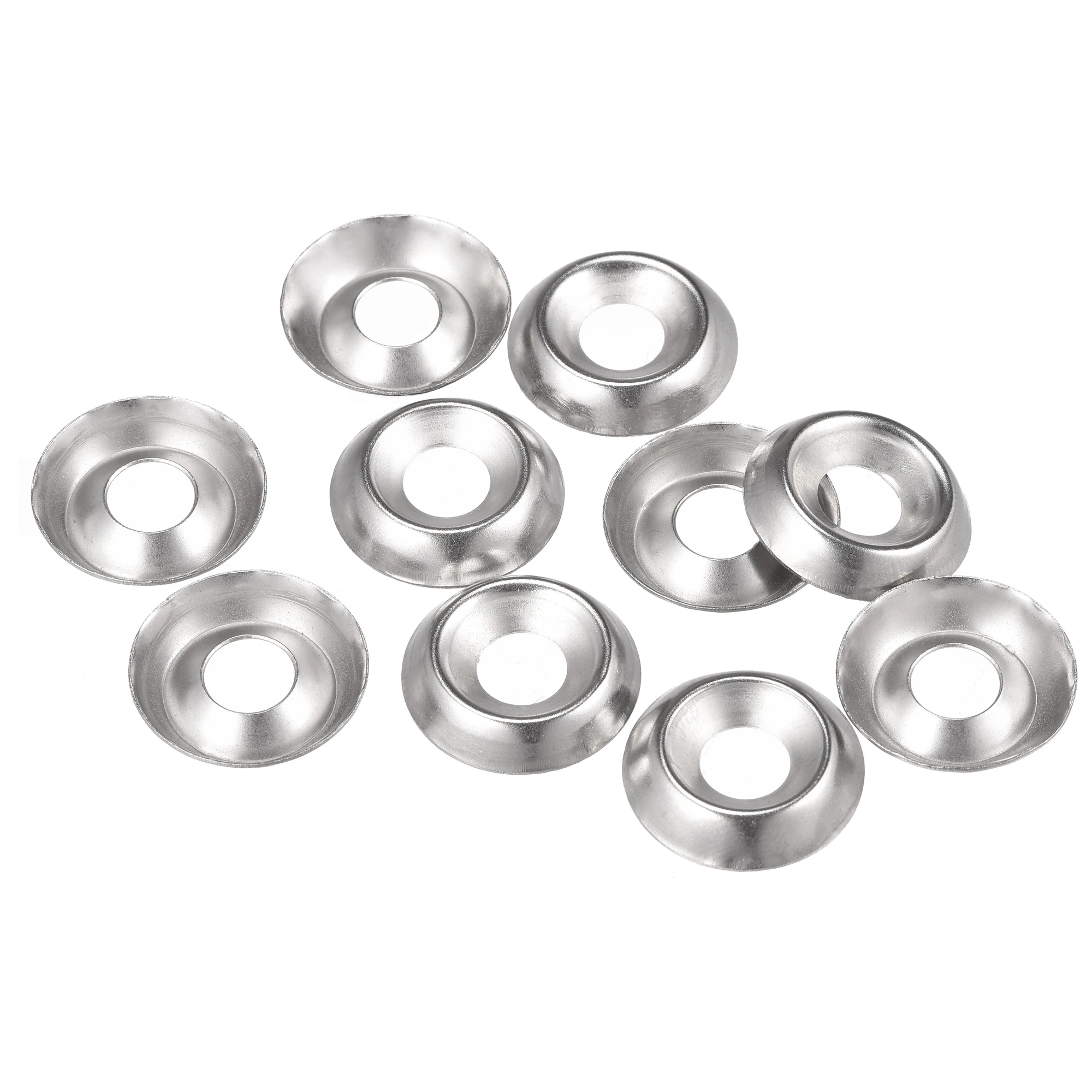 

Uxcell #12 304 Stainless Steel Cup Washer Countersunk for Screw Bolt 150pcs