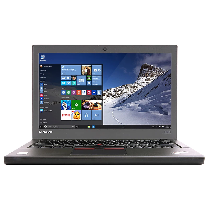 Бывший в употреблении Ноутбук Lenovo ThinkPad X250 i5 5200u/i7 5600 8G с 512G SSD 12 5 &quot1366x768 камера win10