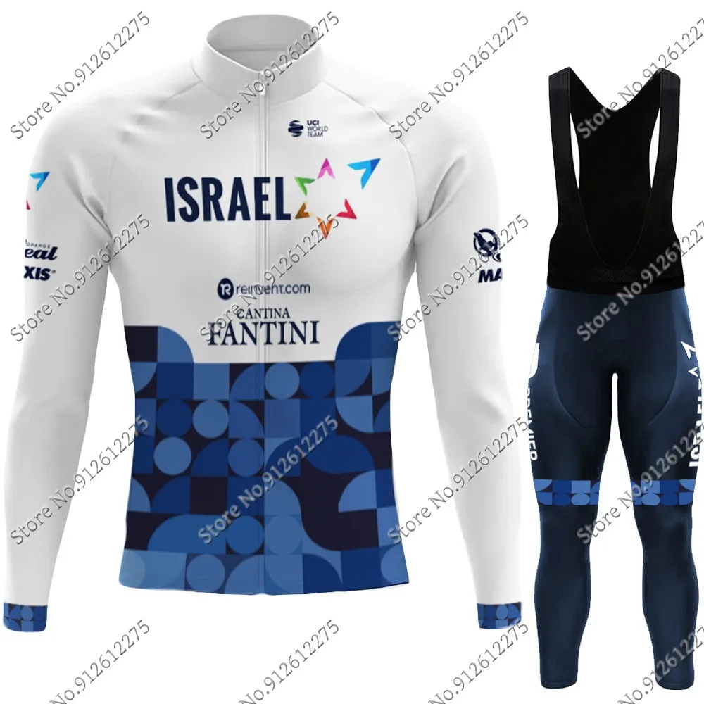 

Новая Национальная сборная Израиля 2022, мужской комплект из Джерси для велоспорта, летняя одежда для велоспорта с длинным рукавом, рубашка д...