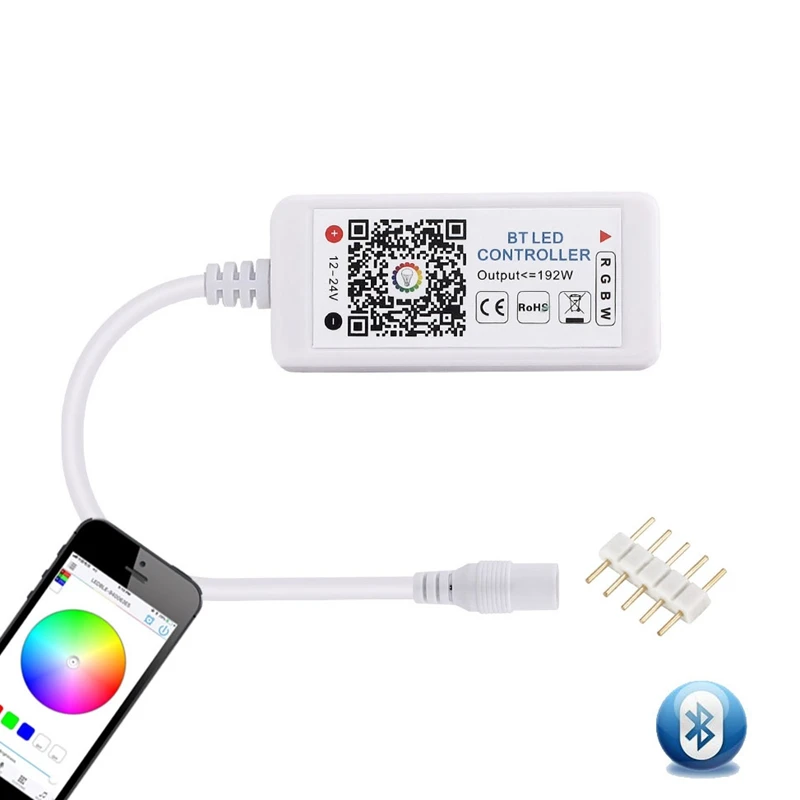 Dc 12V 24V Rgb/Rgbw/Rgbww светодиодный контроллер bluetooth-контроллер Rgb Magic Home мини для