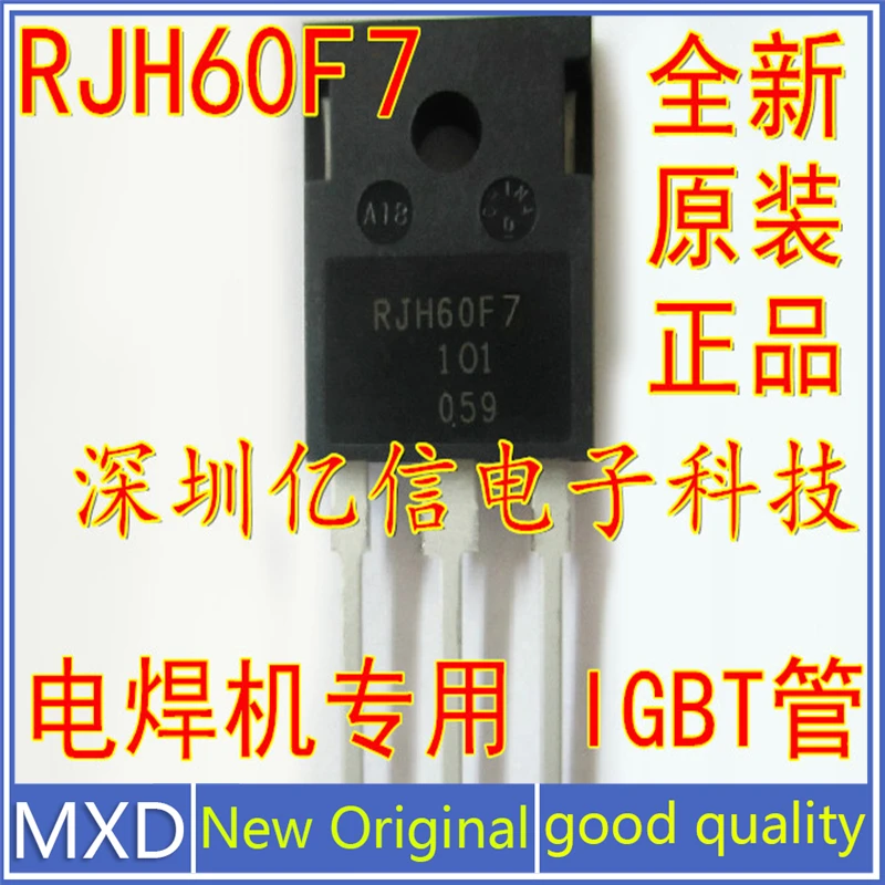 

5 шт./лот, новая оригинальная трубка IGBT RJH60F7 TO-247 90A600V для электрического сварочного аппарата, хорошее качество