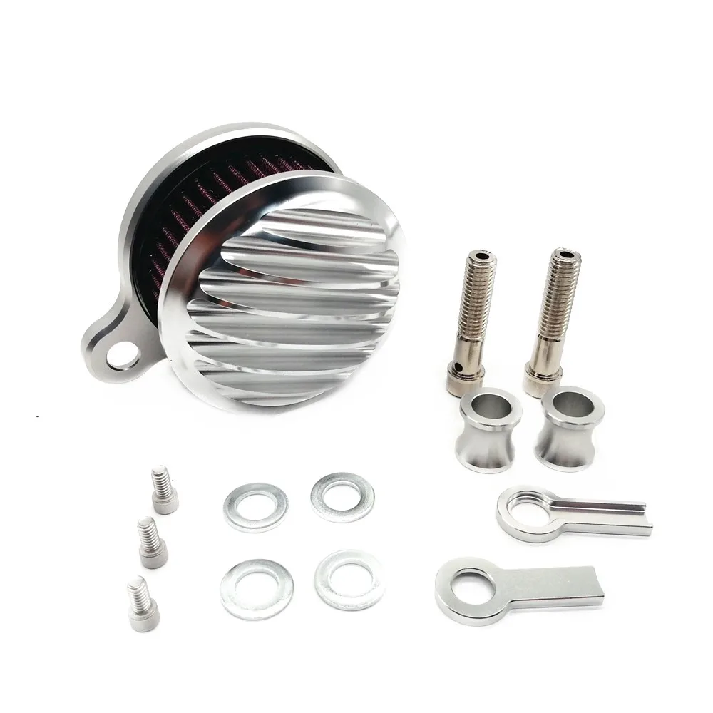 Мотоцикл воздухоочиститель Впускной фильтр системы алюминий подходит для Harley