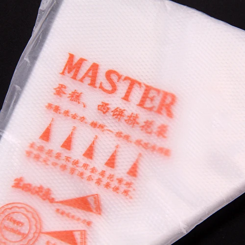 

100Pcs Non-toxic Plastic Disposable Icing Bags Cake Cream Decorating Piping Bags