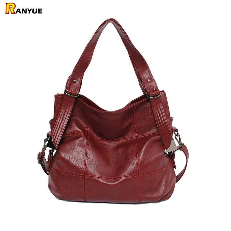 Женская сумка вместительная через плечо из искусственной кожи|Сумки с ручками| |