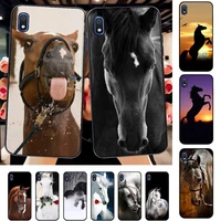 fhnblj horse animal painting pattern phone case for samsung a51 01 50 71 21s 70 31 40 30 10 20 s e 11 91 a7 a8 2018