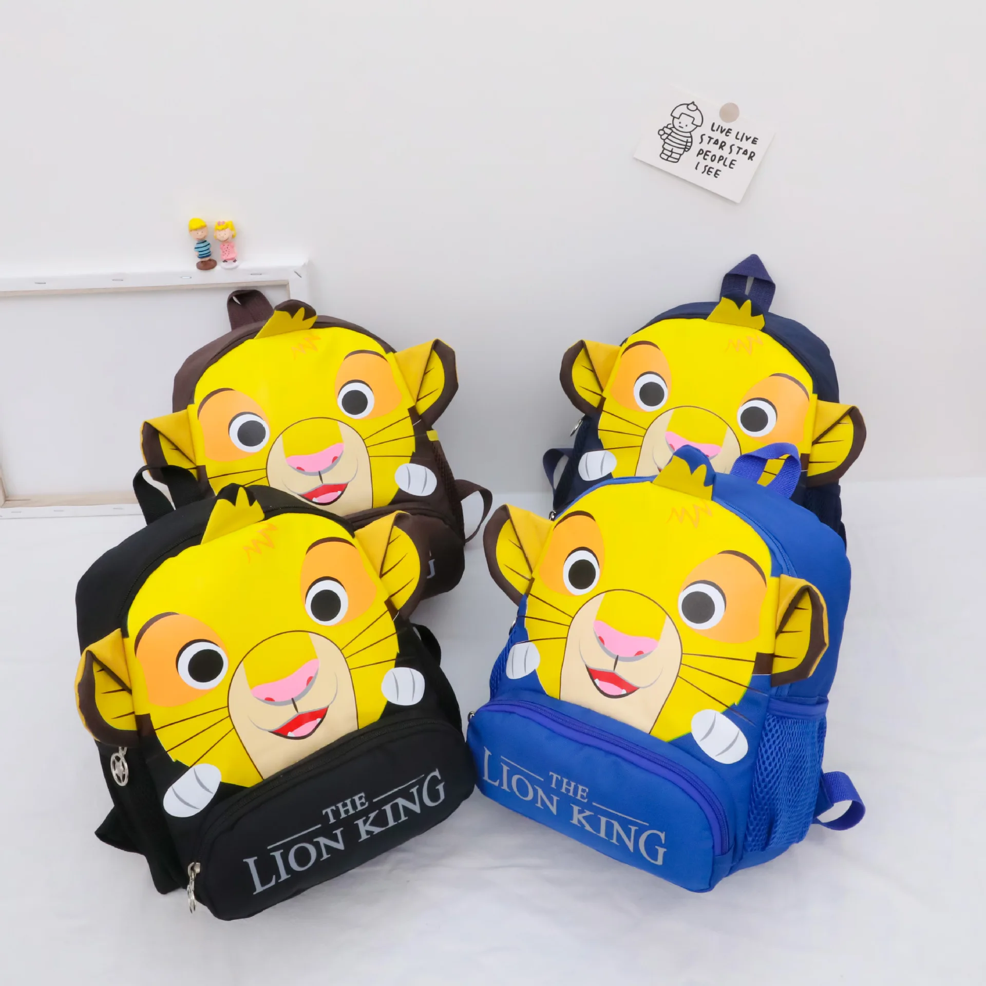 Рюкзак с мультипликационным изображением короля льва для малышей очень прочный