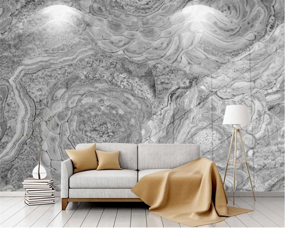 Новый модный атмосферный синий сланцевая плита мраморные обои papier peint |