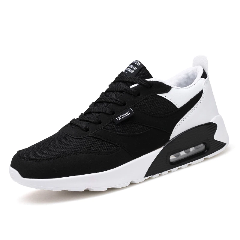 Мужские теннисные туфли дышащие удобные сетчатые на шнуровке плоская подошва