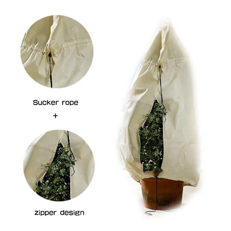 

Уличный зимний садовый двор защита от замерзания растений в горшке защита от мороза чехол для растений теплая крышка