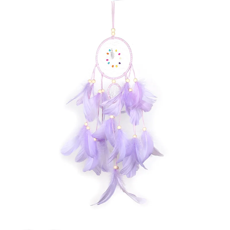 Скандинавские вязаные перьевые колокольчики подвесной светильник в виде Ловца