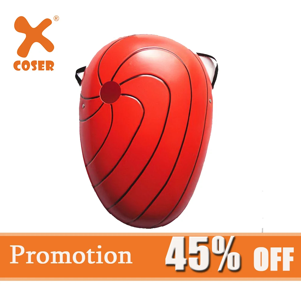 X COSTUME маска Тоби Наруто Обито японского аниме костюмная Маска Косплей Аксессуары