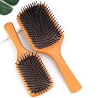 airbag air cushion wooden hairdressing comb scalp massage comb female household suit straight hair comb