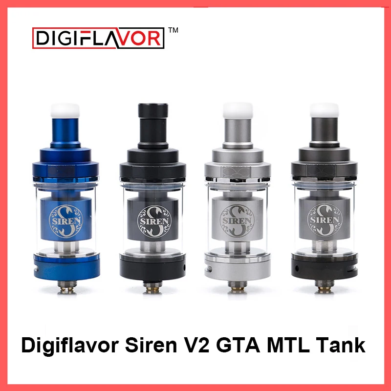 Емкость с распылителем Digiflavor Siren V2 GTA MTL 24 мм|atom tank|tanks v2atomizer 4.5ml |