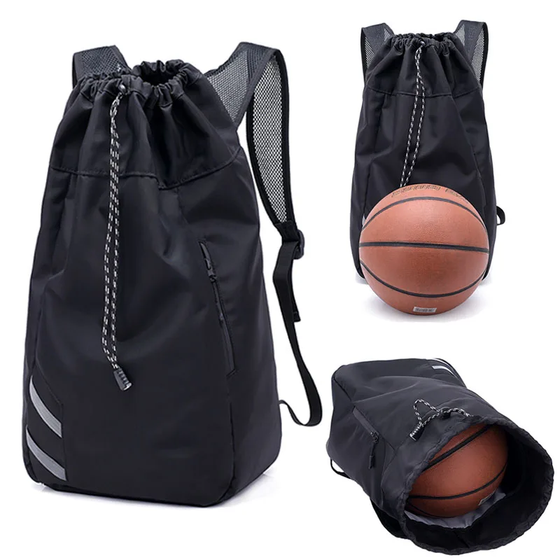

Outdoor Sports Gym Bags Fitness Soccer Basketball Football Storage Bag Waterproof Travelling Camping Cycling Backpack School Bag