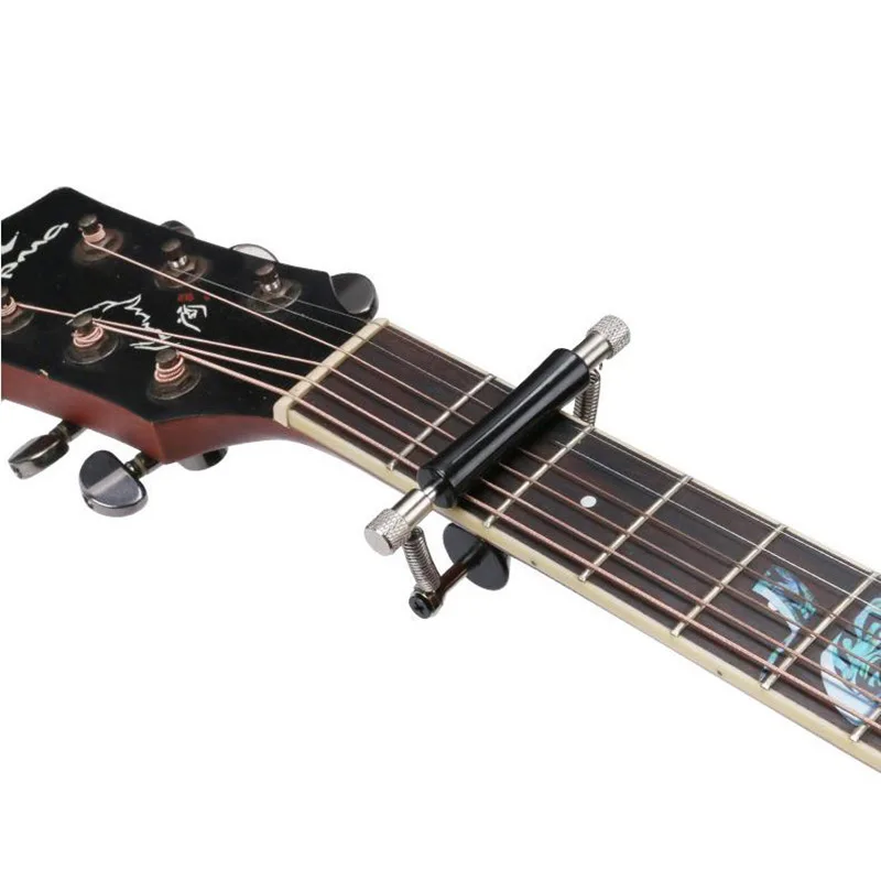 Регулируемый скользящий каподастр для гитары силикон и сплав настройки тона