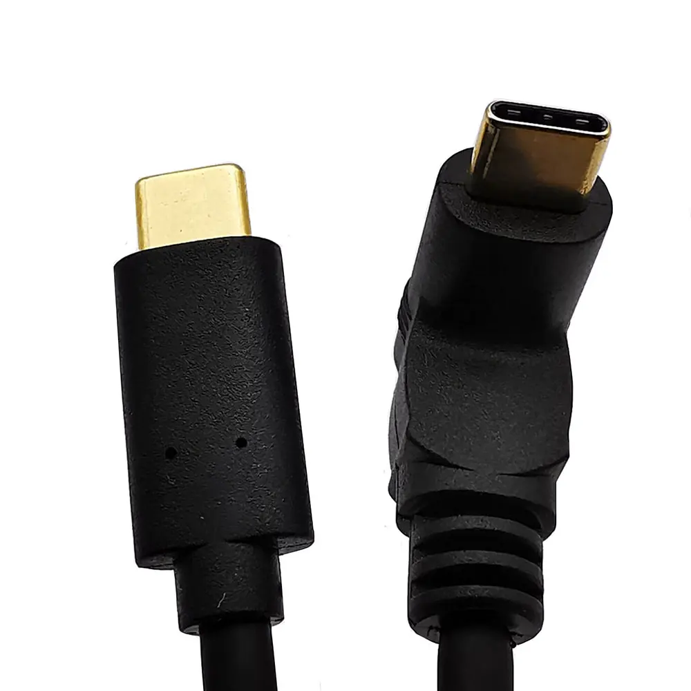 

90 Angle Gold plated Type C to Type C Cable (3A) Male to Male 0.3m