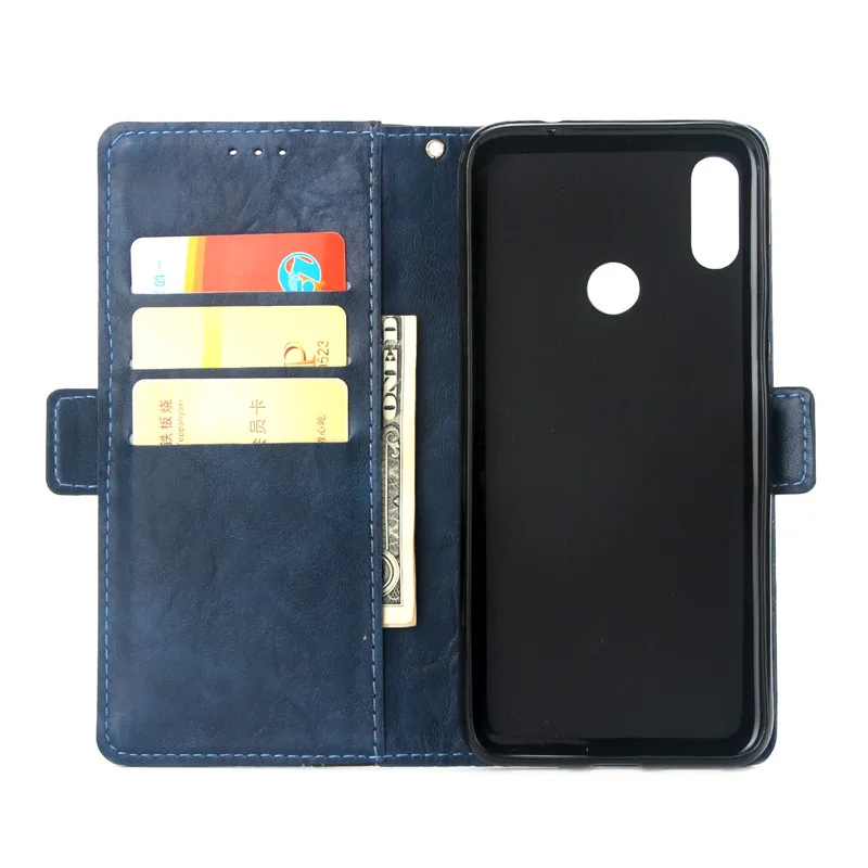 Coque Note 7 Pro, простой модный роскошный кожаный чехол с откидной крышкой для пар, для Xiaomi Redmi Note7Pro, чехол для карт, Celular